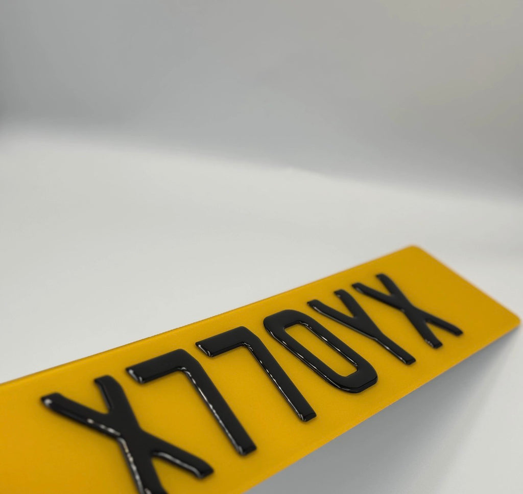 Build Your Road-Legal Number Plates