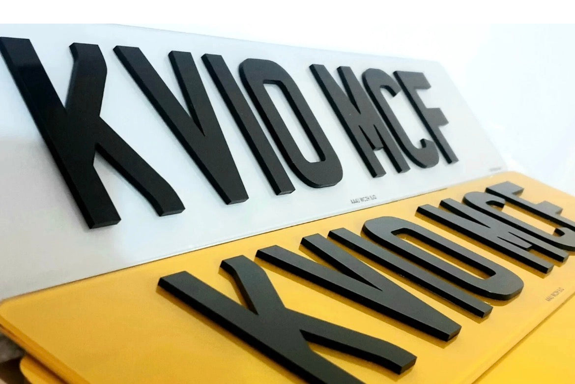 Build Your Road-Legal Number Plates