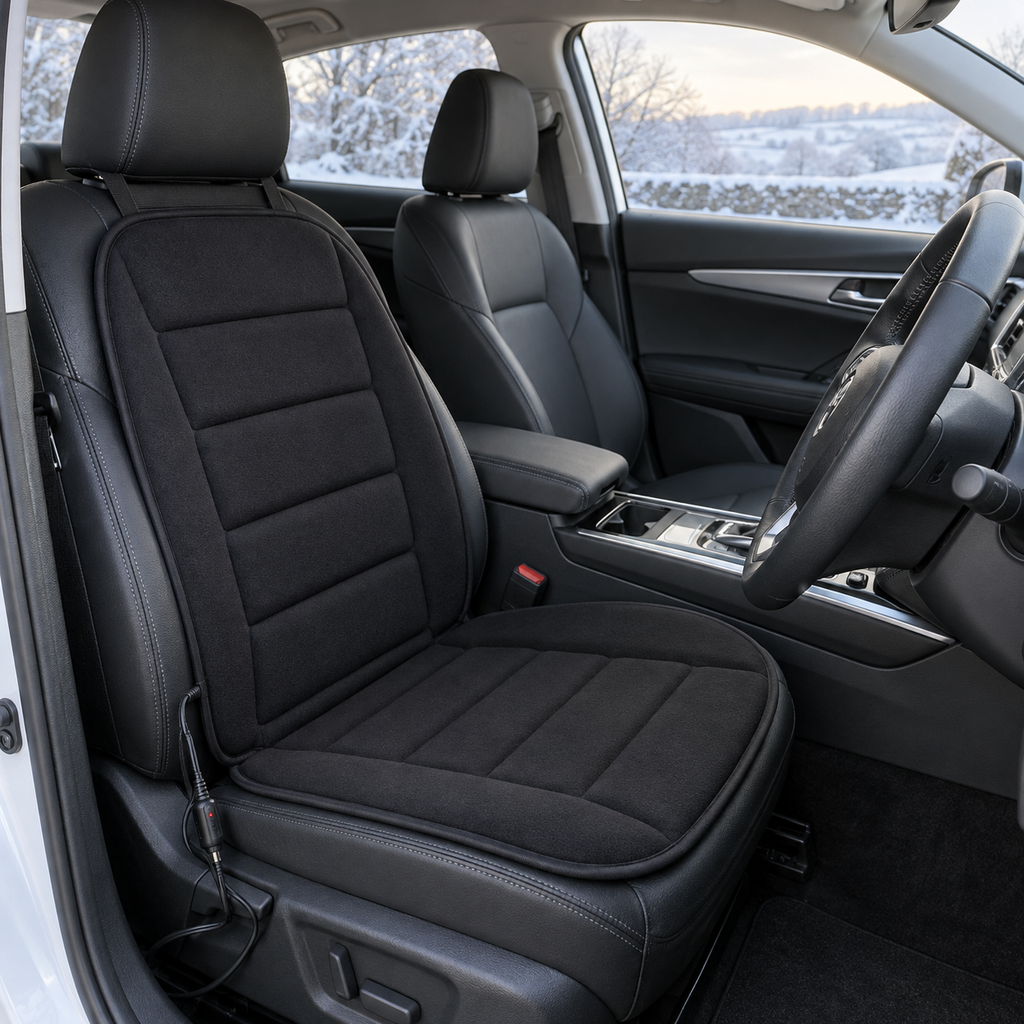 12V Heated Car Seat Cover – Car Seat Heater Cushion